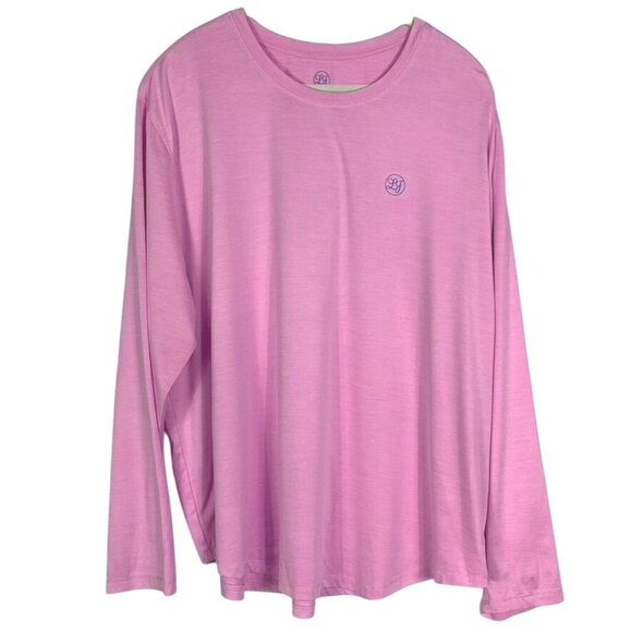 Lauren James pink SPF swordfish sun guard beach long sleeve top, size XXL - Picture 1 of 8